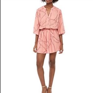 Kaari Blue Pink Chain dress